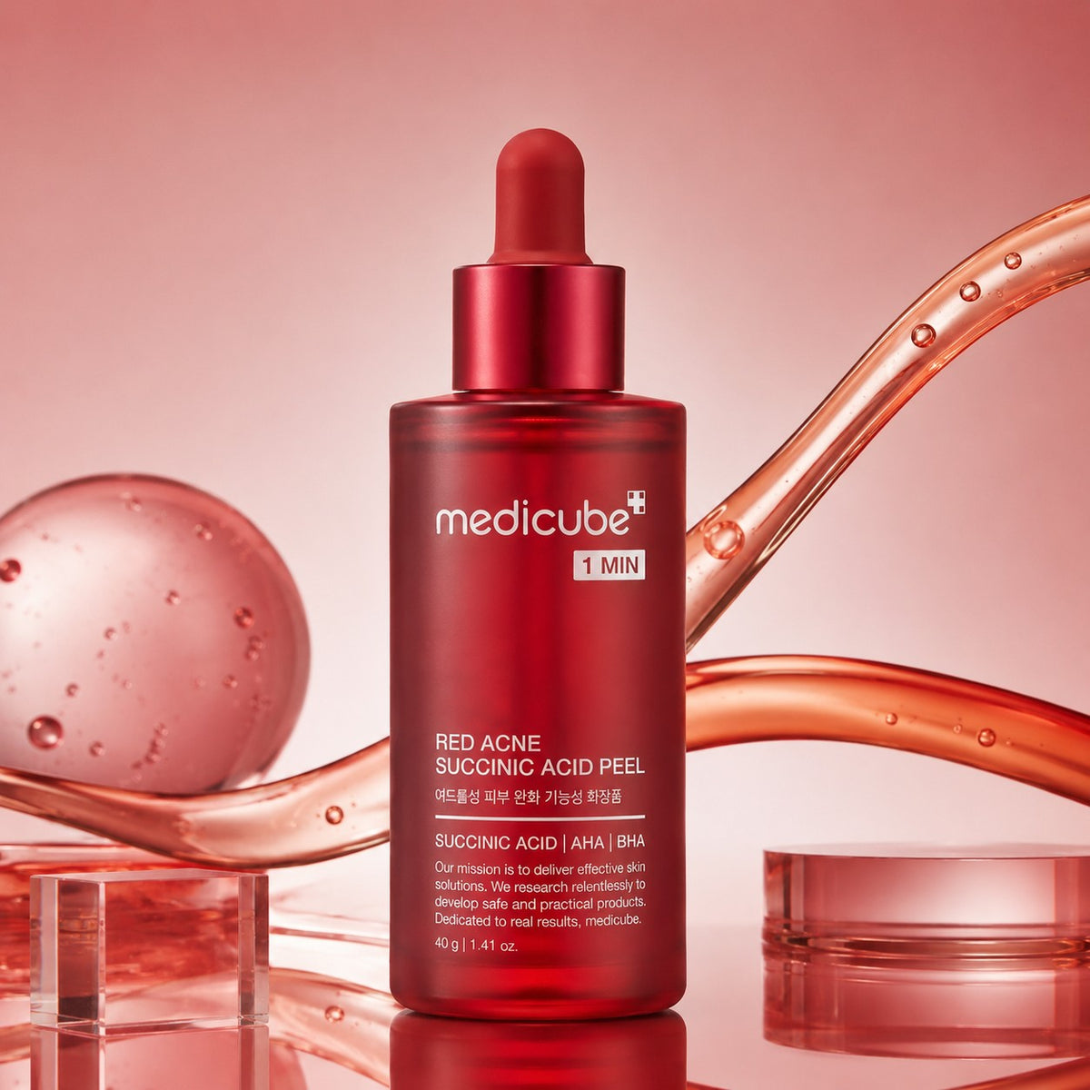 MEDICUBE Red Acne Succinic Acid Peel Sérum 40 g