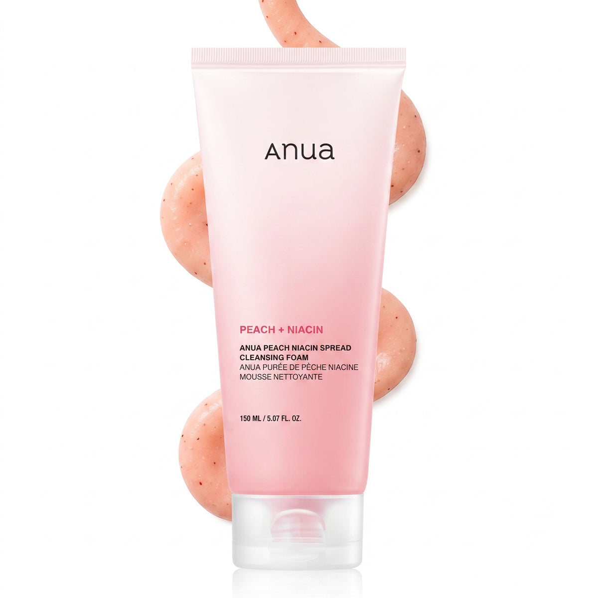 Anua Peach Niacin Spread Espuma de Limpeza 150 ml