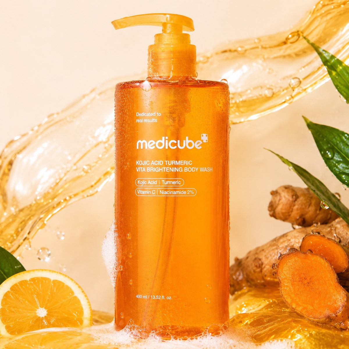 medicube Kojic Acid Turmeric Vita Brightening Body Wash 400 ml