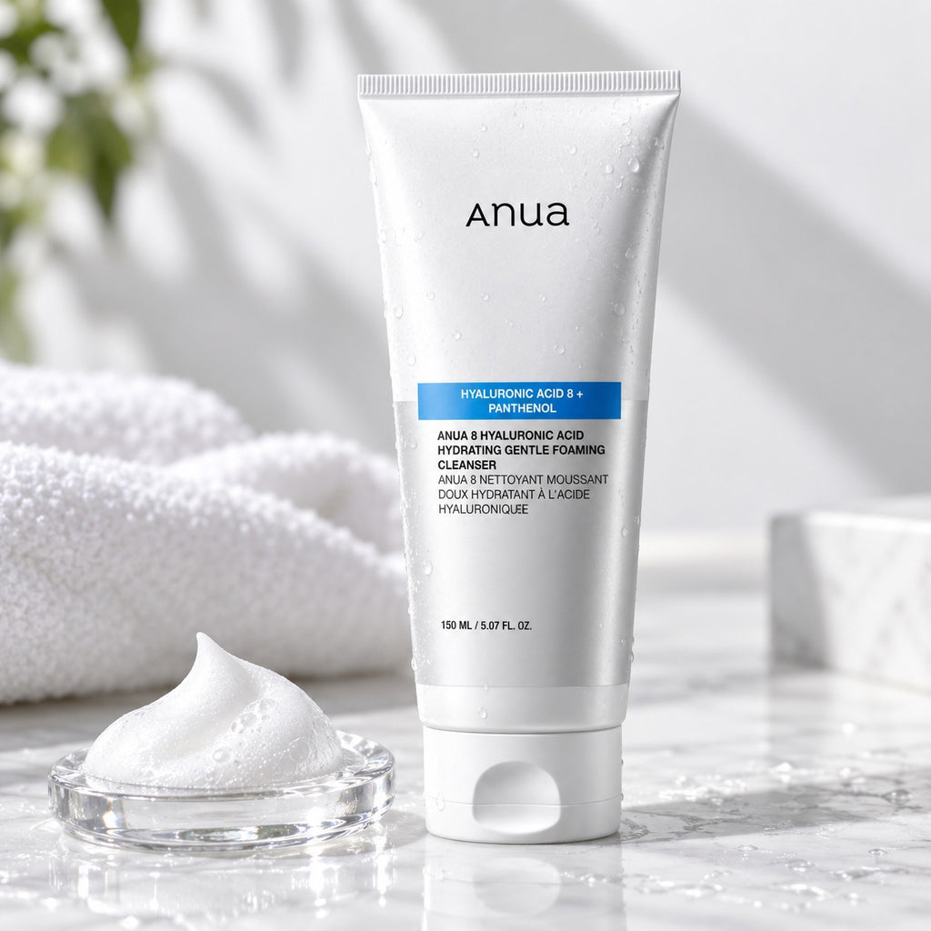 Anua 8 Hyaluronic Acid Hydrating Gentle Foaming Limpeza 150 ml