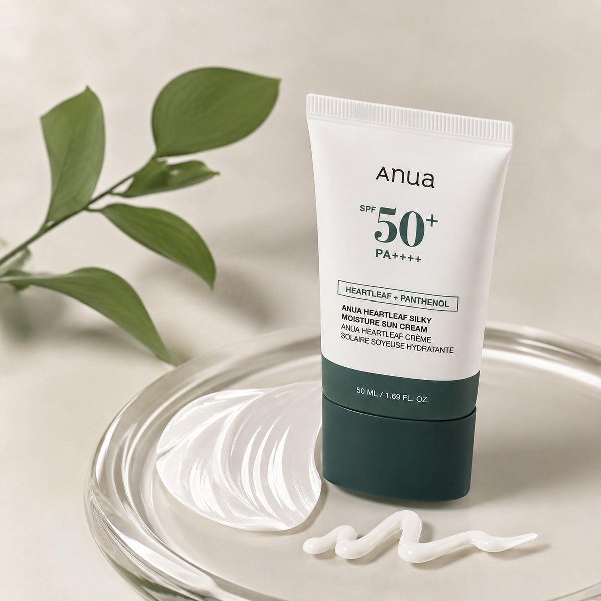 Anua Heartleaf Silky Moisture Creme Solar SPF 50+ PA++++ 50 ml