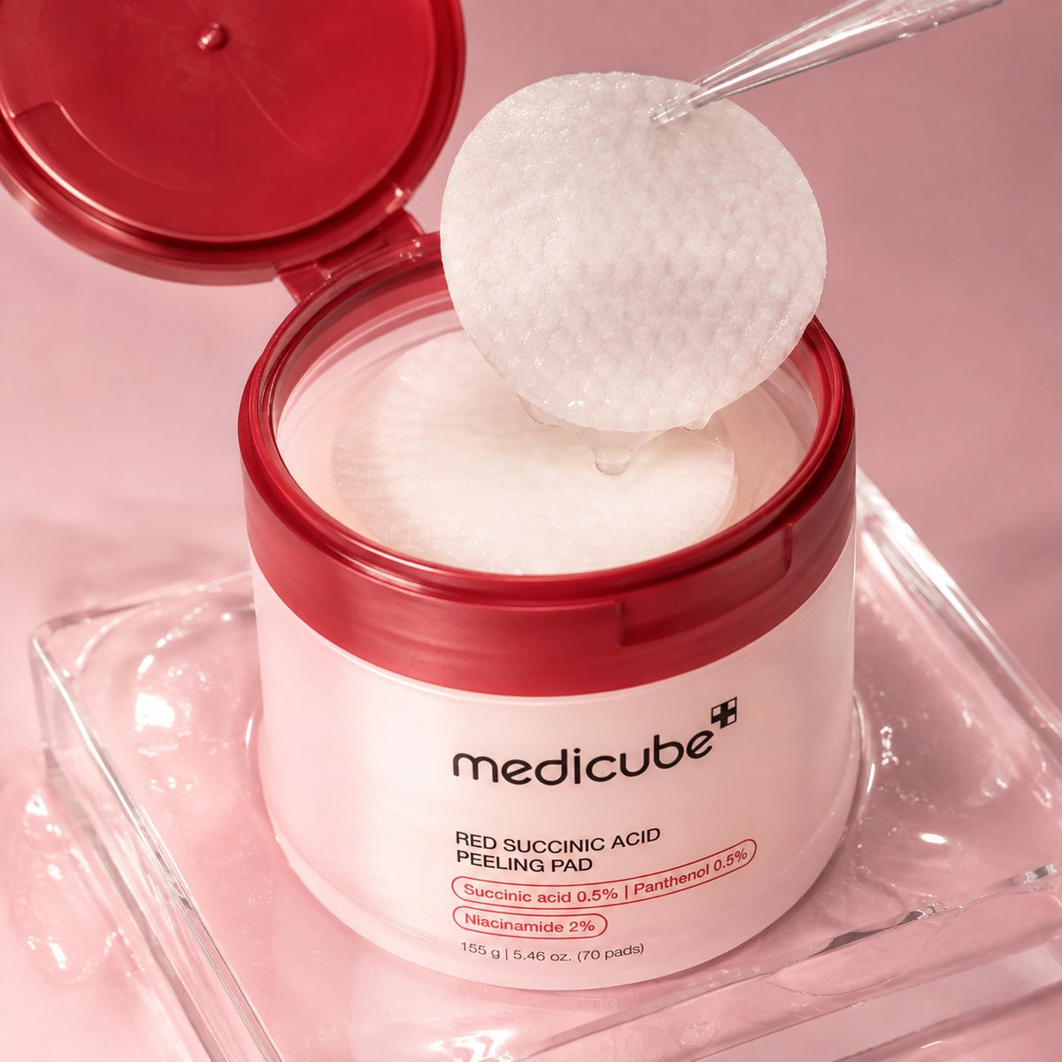 MEDICUBE Red Succinic Acid Peeling Discos 70 Discos
