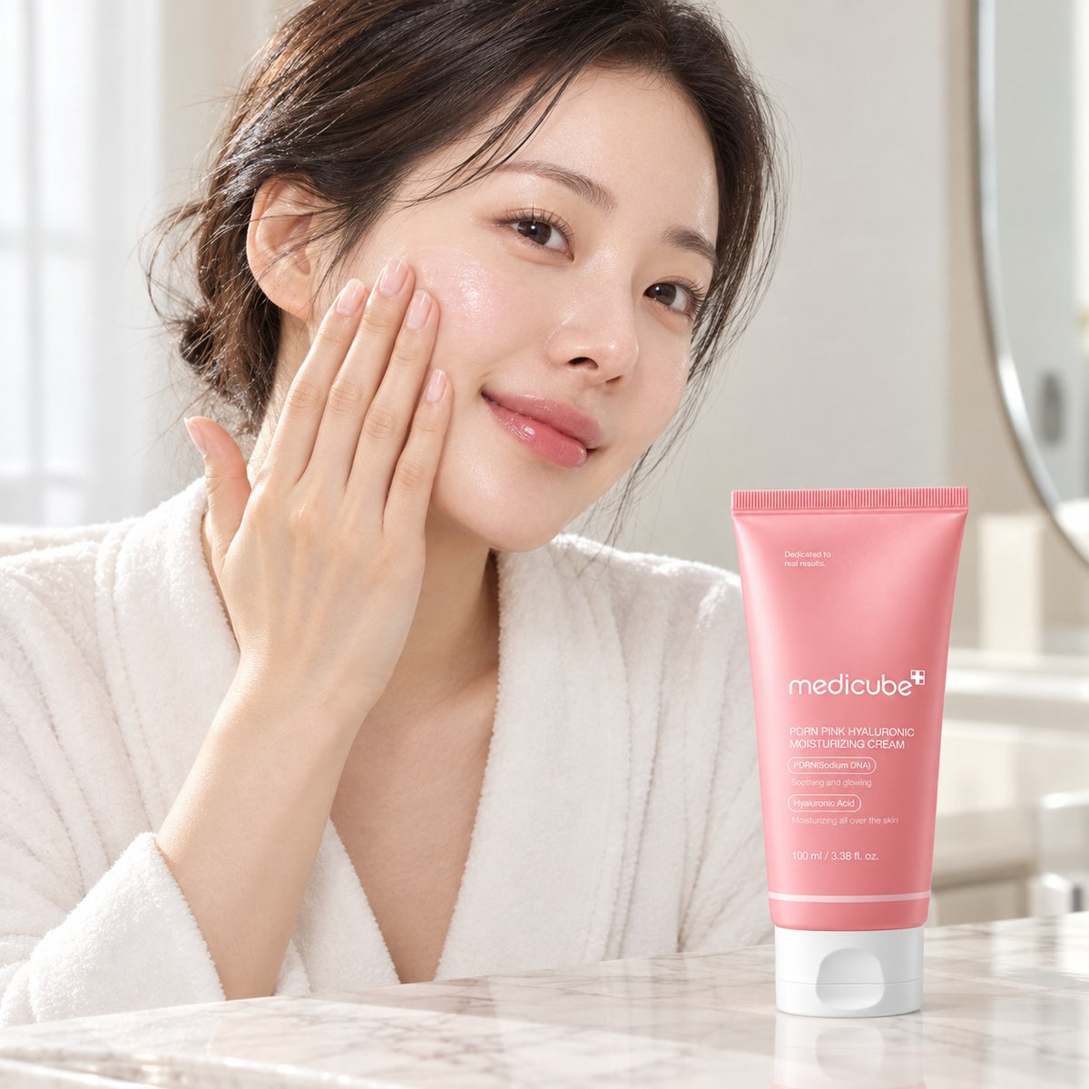 MEDICUBE PDRN Pink Hyaluronic Creme Hidratante 100 ml