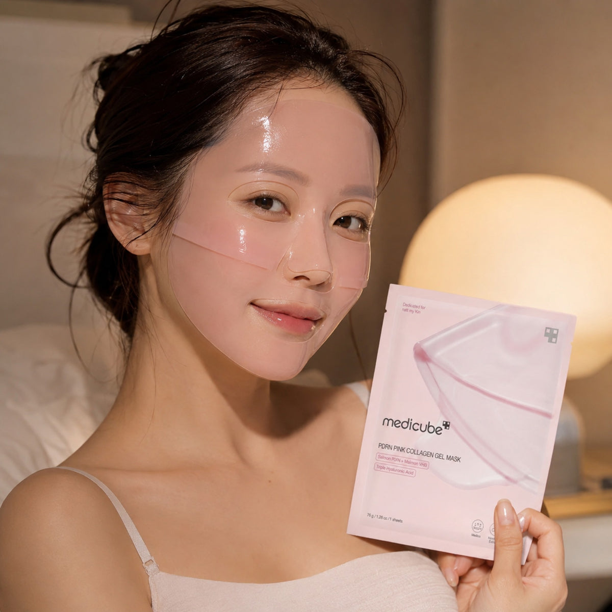 MEDICUBE Pink PDRN Máscara em Gel 4 un.