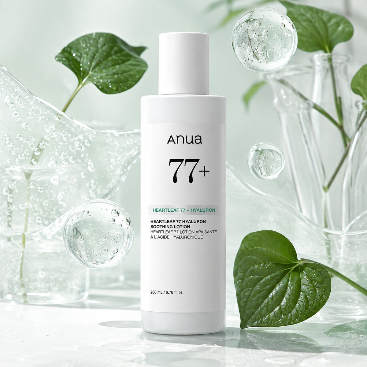 Anua Heartleaf 77 Hyaluron Soothing Loção 200 ml