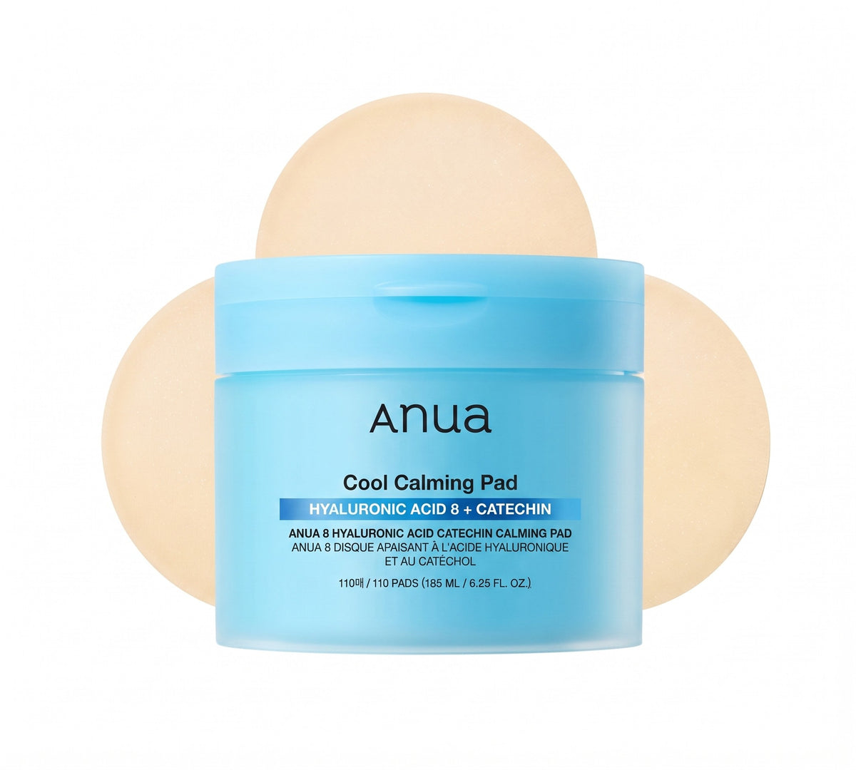 Anua 8 Hyaluronic Acid Catechin Calming Disco 110 pads