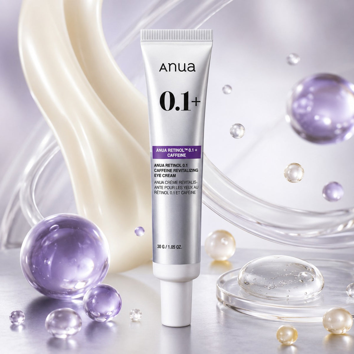 Anua Retinol 0.1 Caffeine Revitalizing Creme de Olhos 30 g