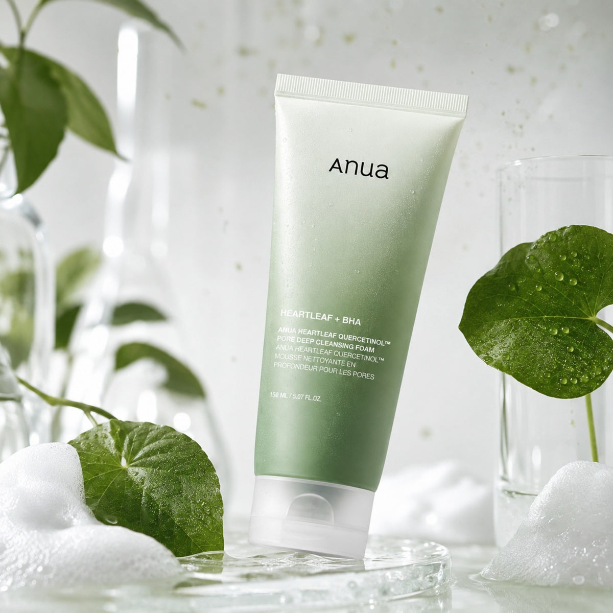 Anua Heartleaf Quercetinol™ Pore Deep Espuma de Limpeza 150 ml