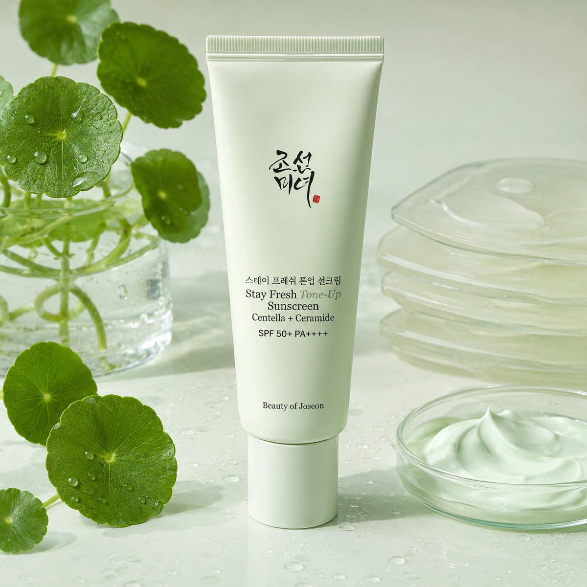 Beauty of Joseon Stay Fresh Tone Up Protetor Solar Centella + Ceramide Green 50 ml