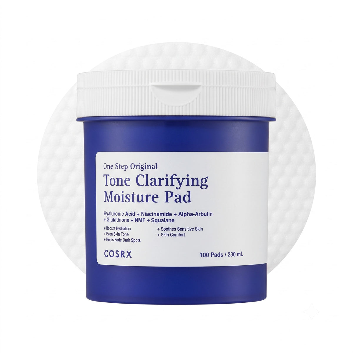 COSRX One Step Original Tone Clarifying Moisture Disco 100 Discos