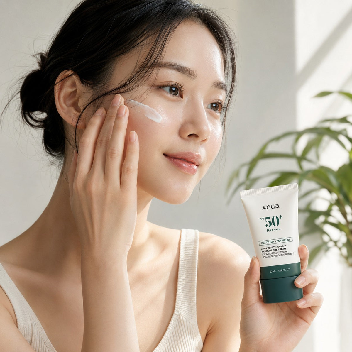 Anua Heartleaf Silky Moisture Creme Solar SPF 50+ PA++++ 50 ml