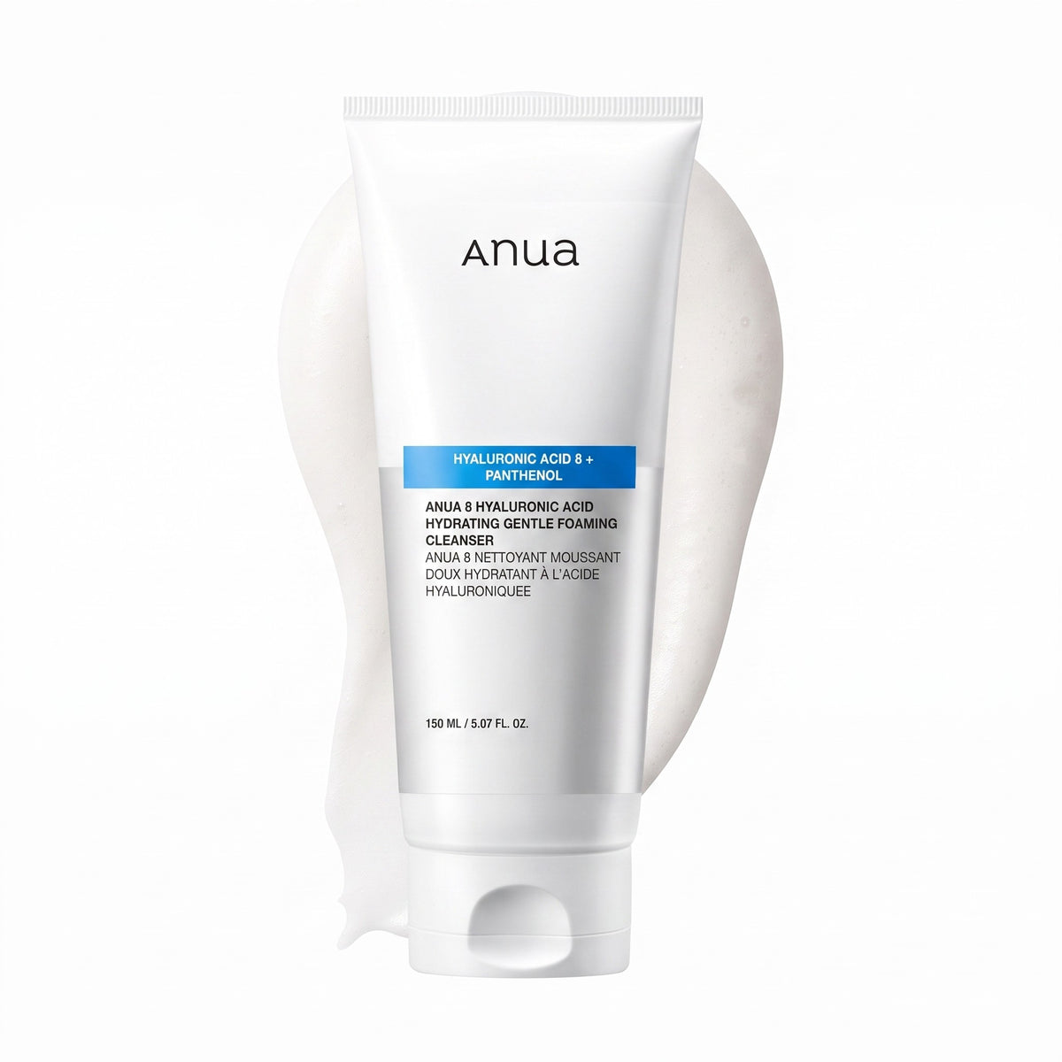 Anua 8 Hyaluronic Acid Hydrating Gentle Foaming Limpeza 150 ml