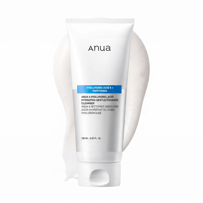 Anua 8 Hyaluronic Acid Hydrating Gentle Foaming Limpeza 150 ml