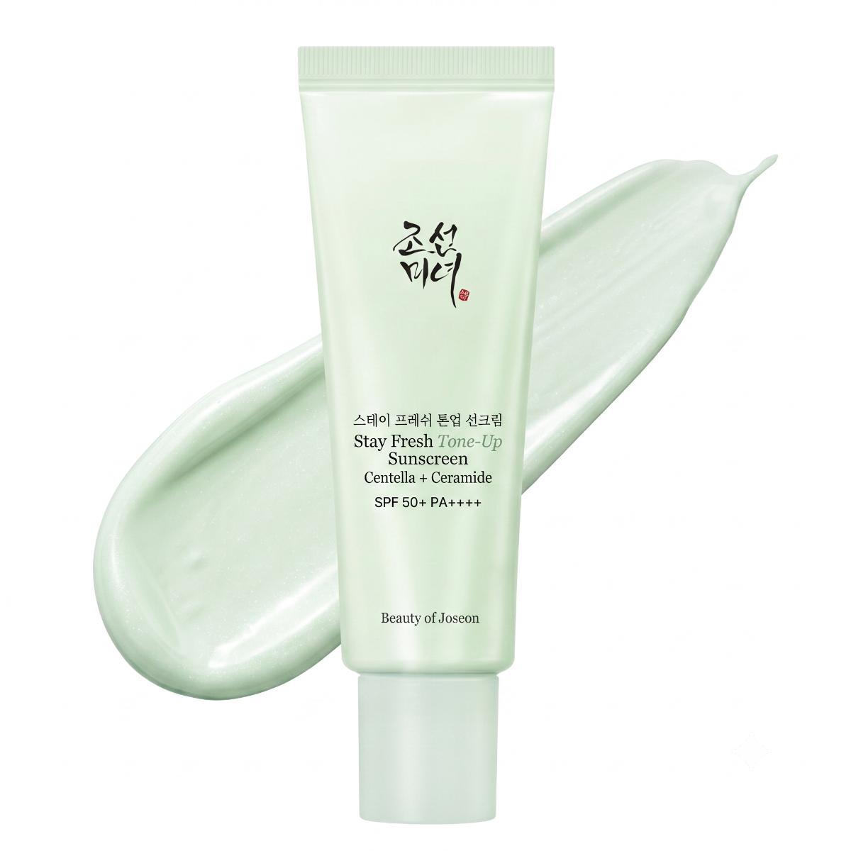 Beauty of Joseon Stay Fresh Tone Up Protetor Solar Centella + Ceramide Green 50 ml