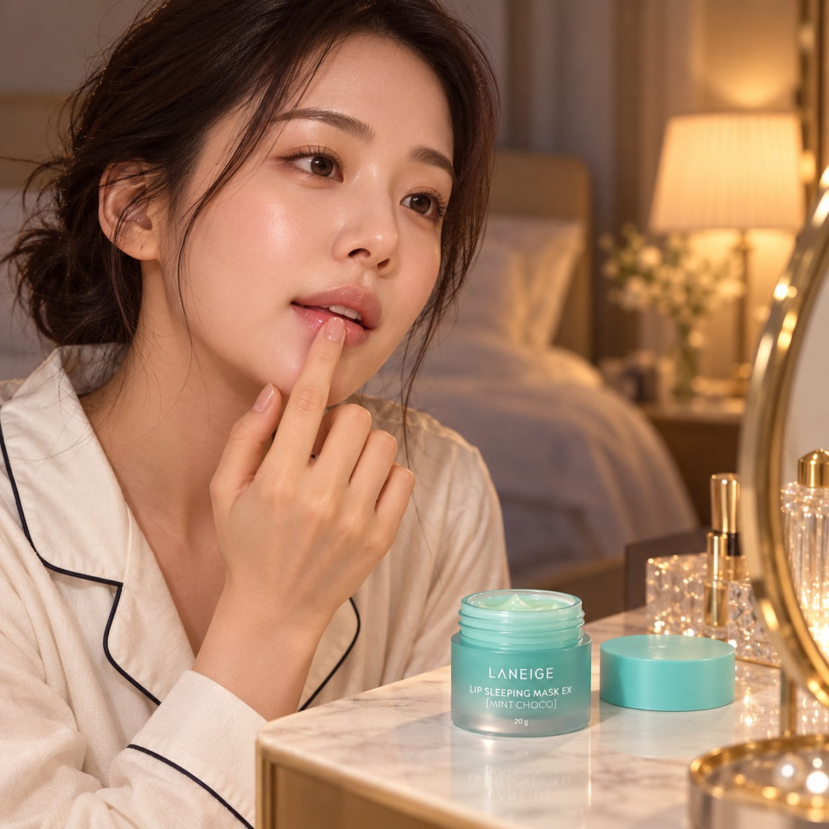 LANEIGE Máscara de Noite para os Lábios EX Menta e Chocolate 20 g