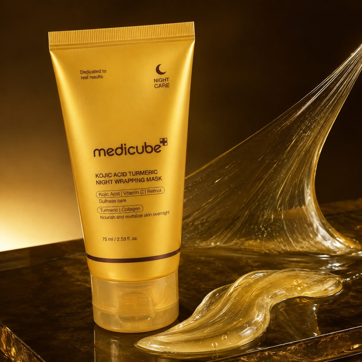 MEDICUBE Máscara de Noite Kojic Acid Turmeric 75 ml