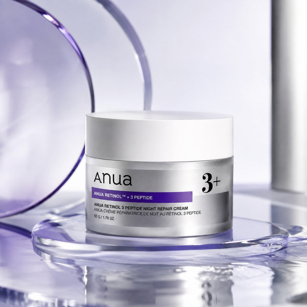 Anua Retinol 3 Peptide Night Repair Creme 50 g