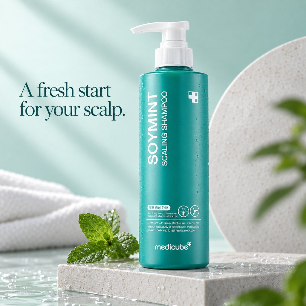 medicube Soy Mint Scaling Champô 490 ml
