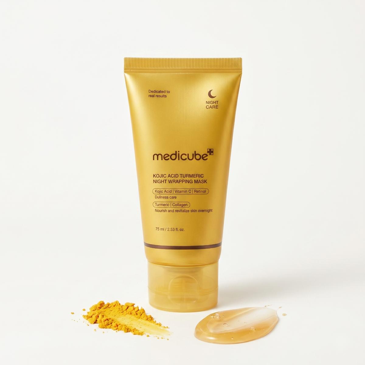 MEDICUBE Máscara de Noite Kojic Acid Turmeric 75 ml