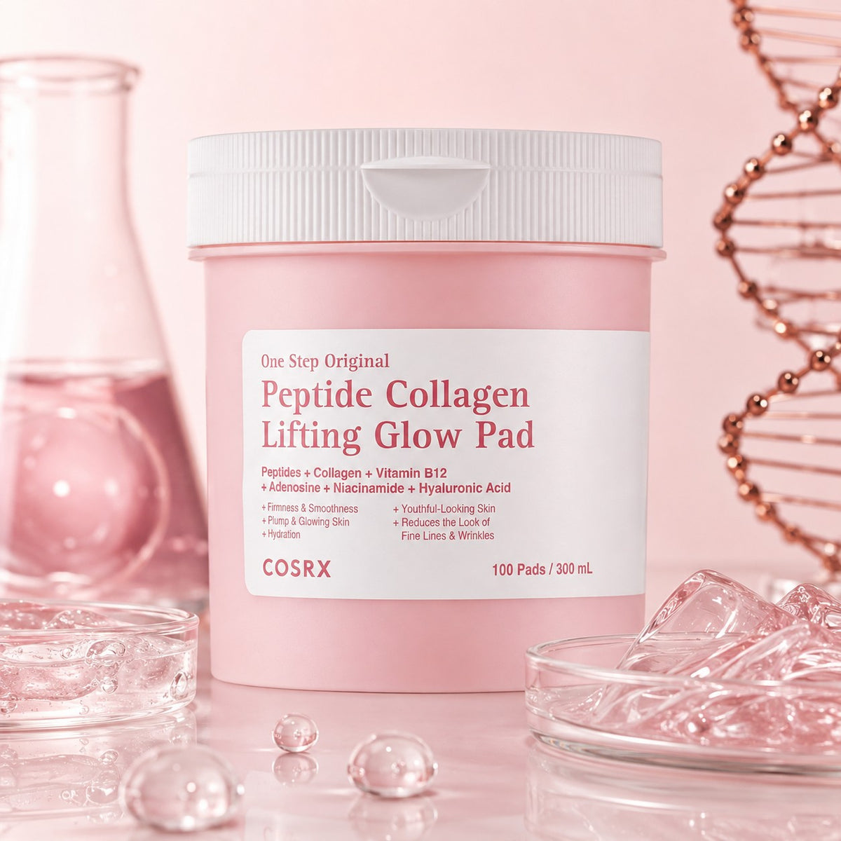 COSRX One Step Original Peptide Collagen Lifting Glow Disco 100 Discos