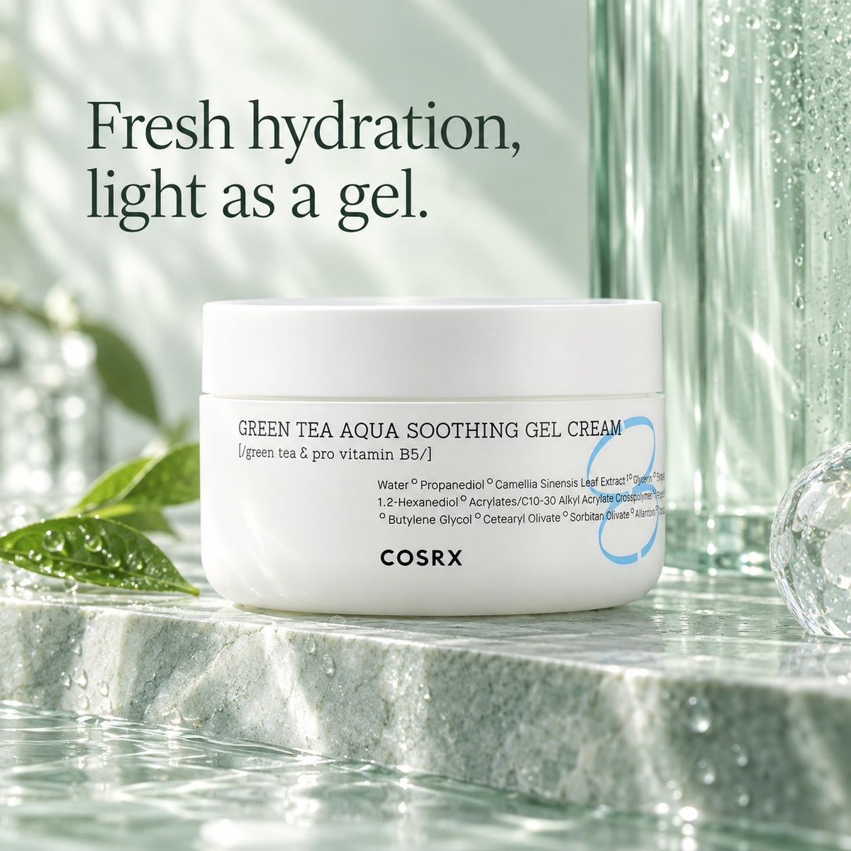 COSRX Hydrium Green Tea Aqua Soothing Gel Creme 50 ml