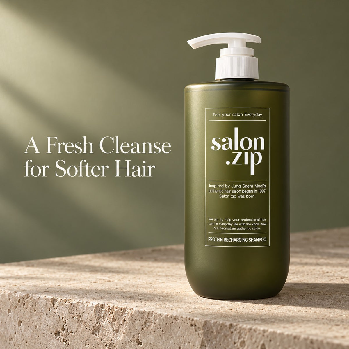 JUNGSAEMMOOL Salon.zip Protein Recharging Champô 1000 ml