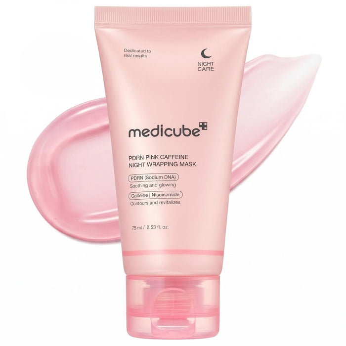 MEDICUBE PDRN Máscara de Noite Pink Caffeine 75 ml