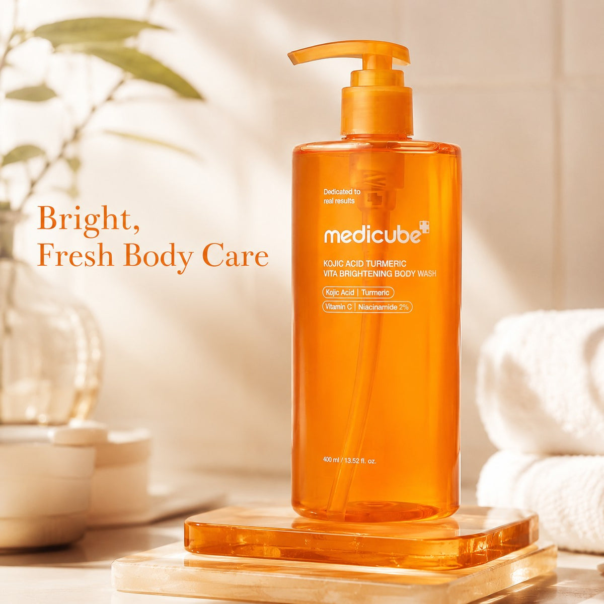 medicube Kojic Acid Turmeric Vita Brightening Body Wash 400 ml