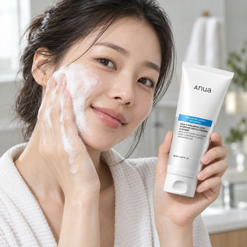 Anua 8 Hyaluronic Acid Hydrating Gentle Foaming Limpeza 150 ml
