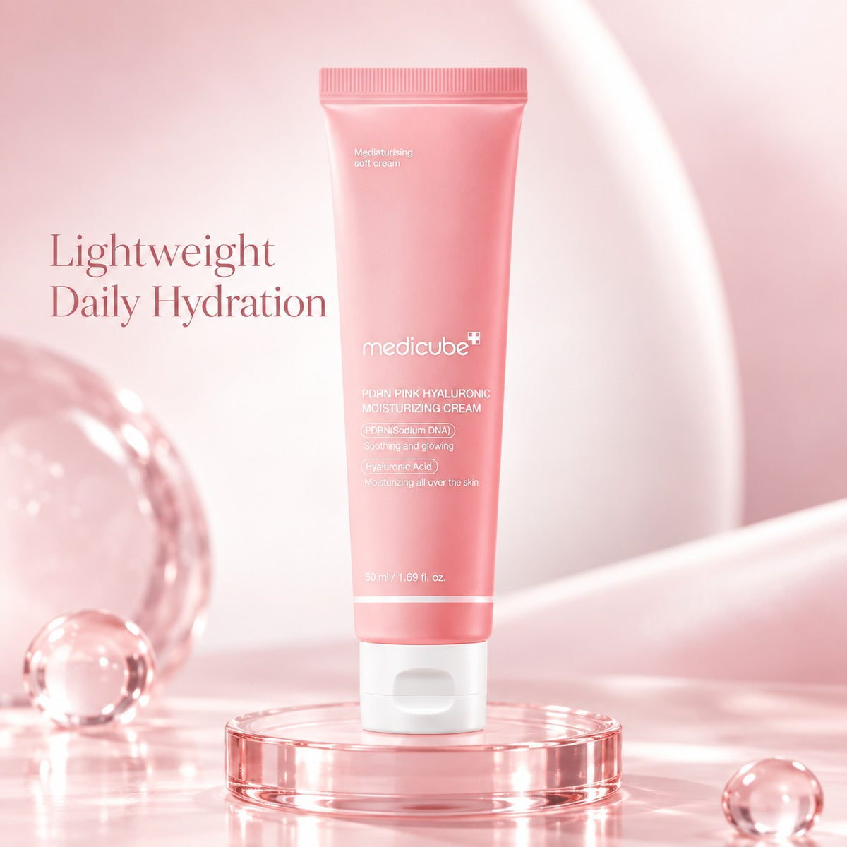 MEDICUBE Pink Hyaluronic Creme Hidratante 50 ml