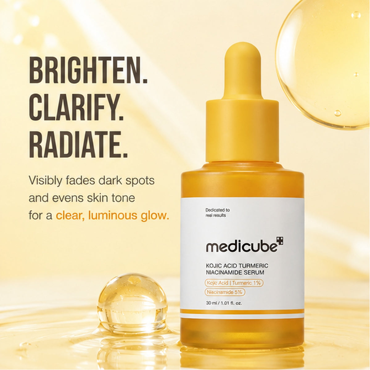 medicube Kojic Acid Turmeric Niacinamide Sérum 30 ml