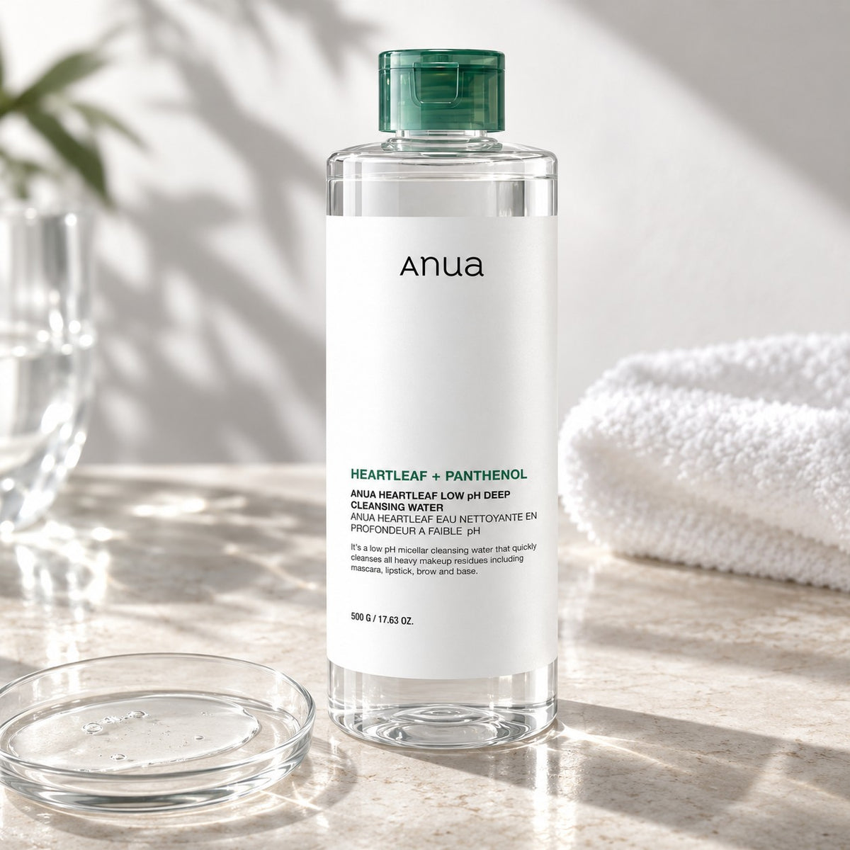 Anua Heartleaf Low pH Deep Água de Limpeza 500 g