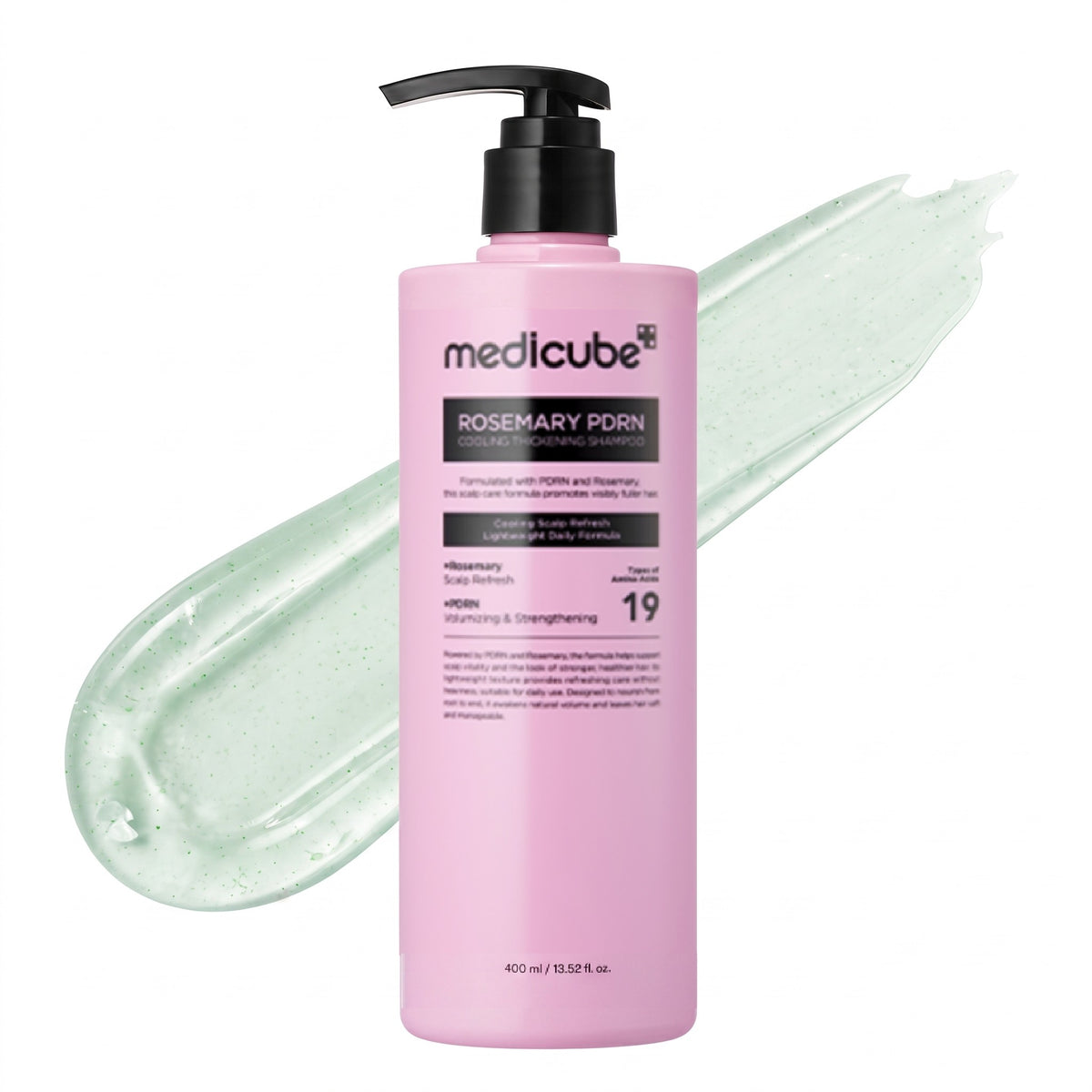 medicube Rosemary PDRN Cooling Thickening Champô 400 ml