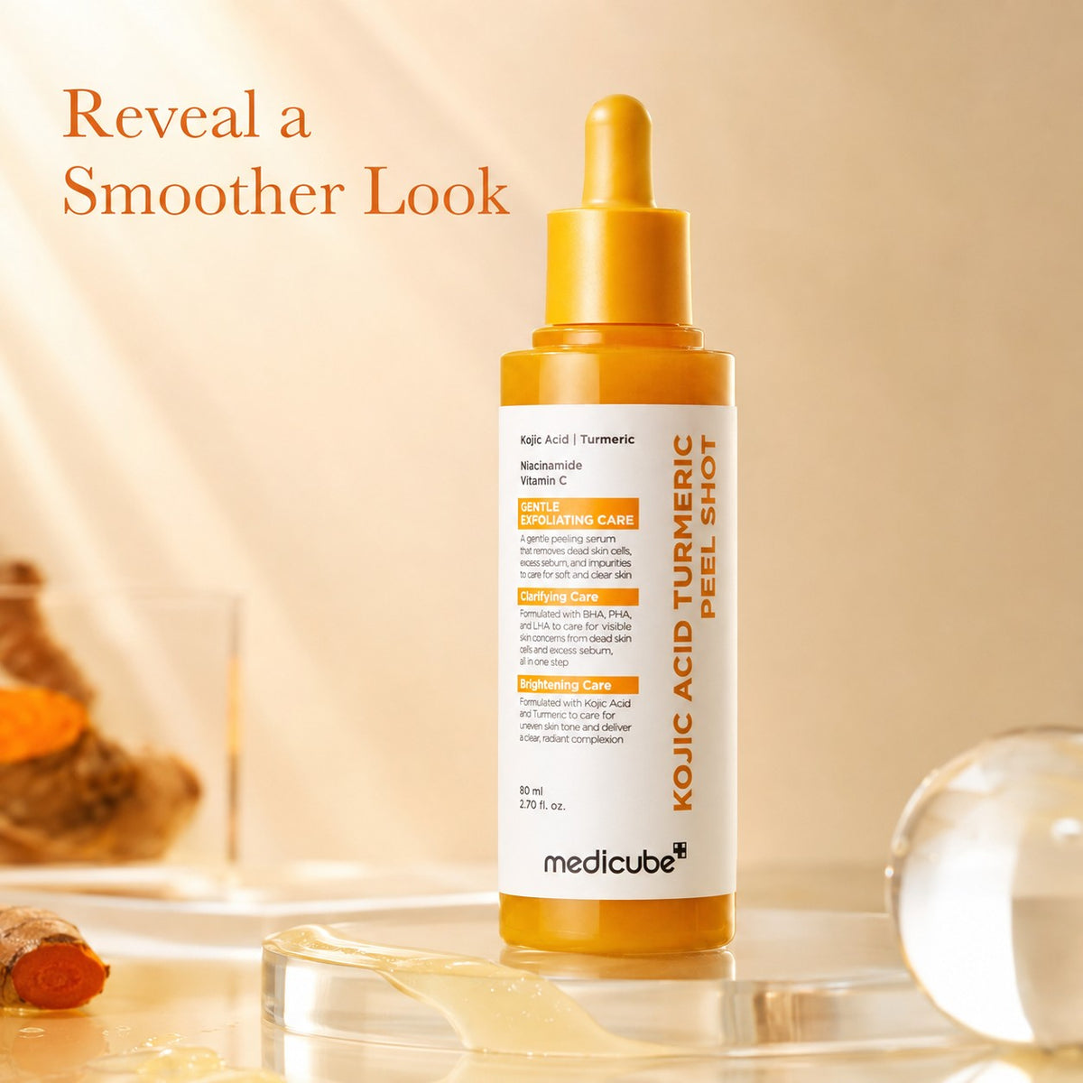 medicube Kojic Acid Turmeric Peel Shot 80 ml