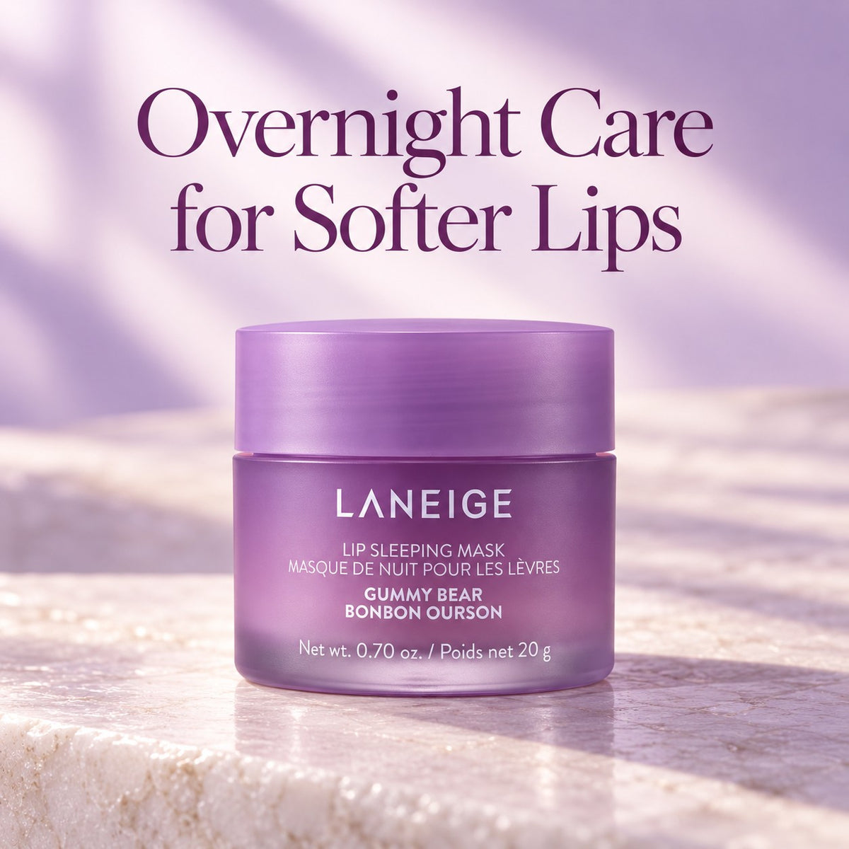 LANEIGE Máscara de Noite para os Lábios EX Gomas 20 g