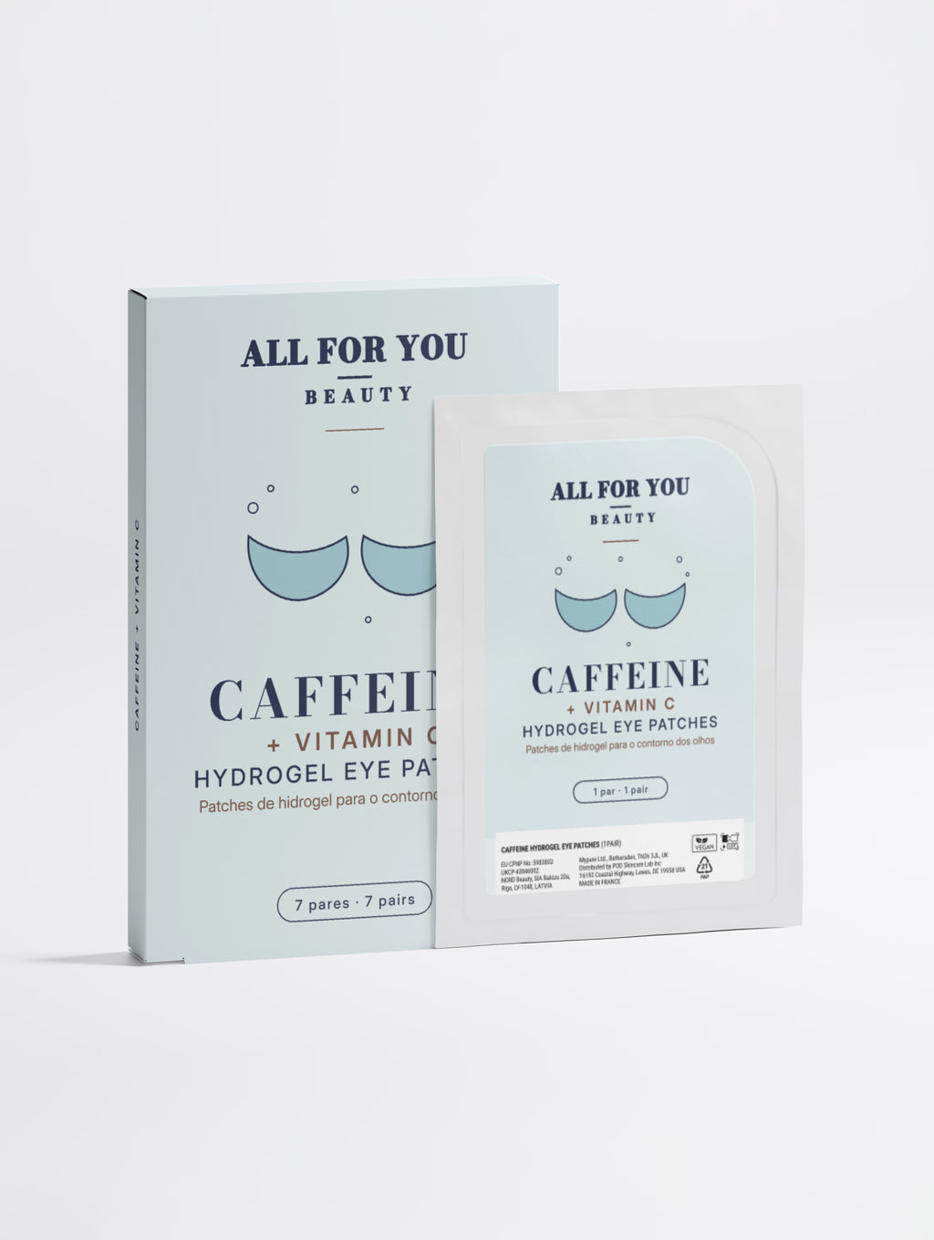 Caffeine + Vitamin C Energizing Hydrogel Olhos Patches