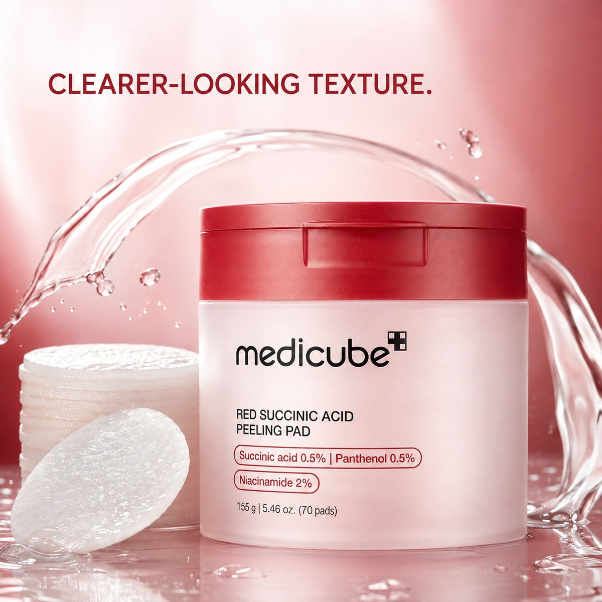 MEDICUBE Red Succinic Acid Peeling Discos 70 Discos