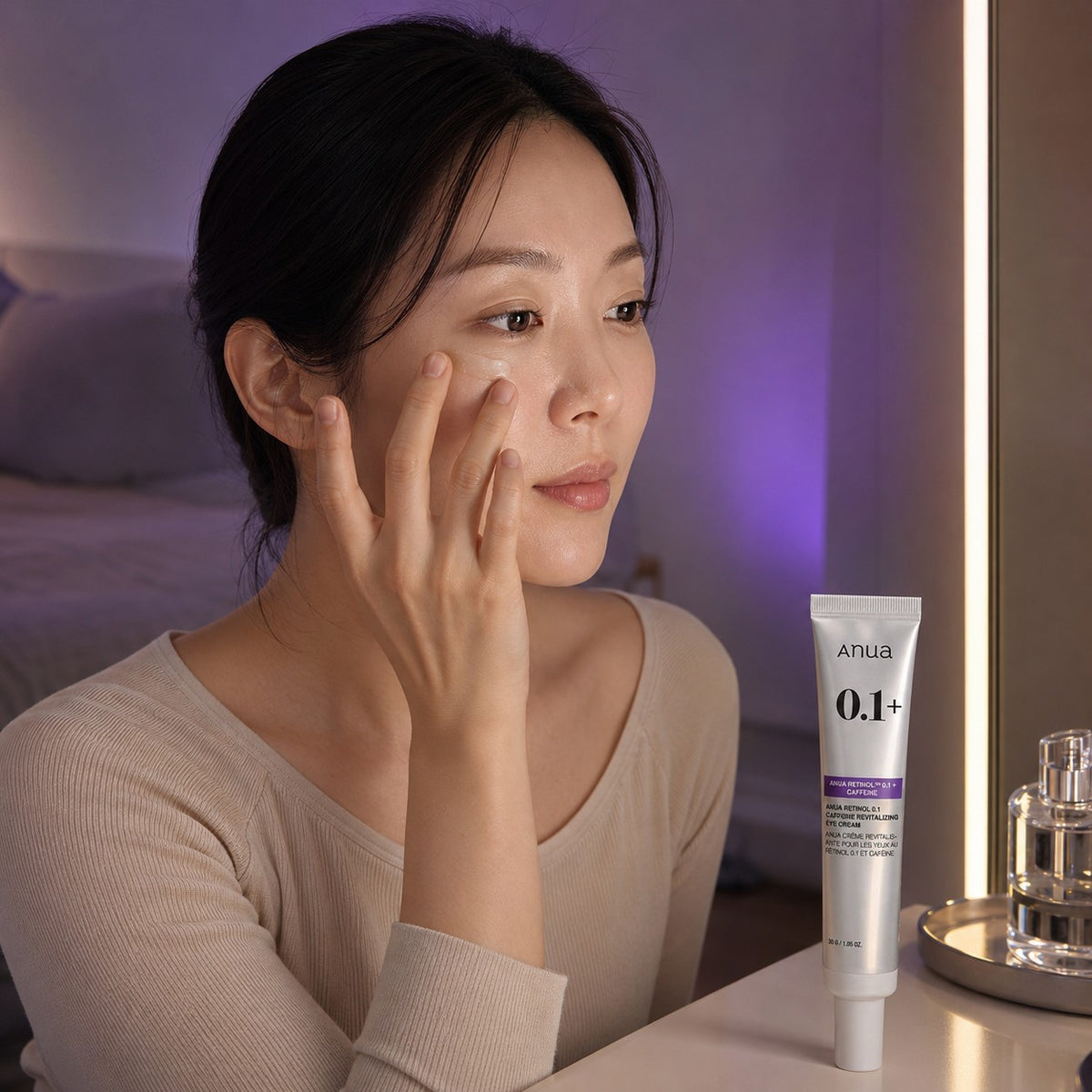 Anua Retinol 0.1 Caffeine Revitalizing Creme de Olhos 30 g