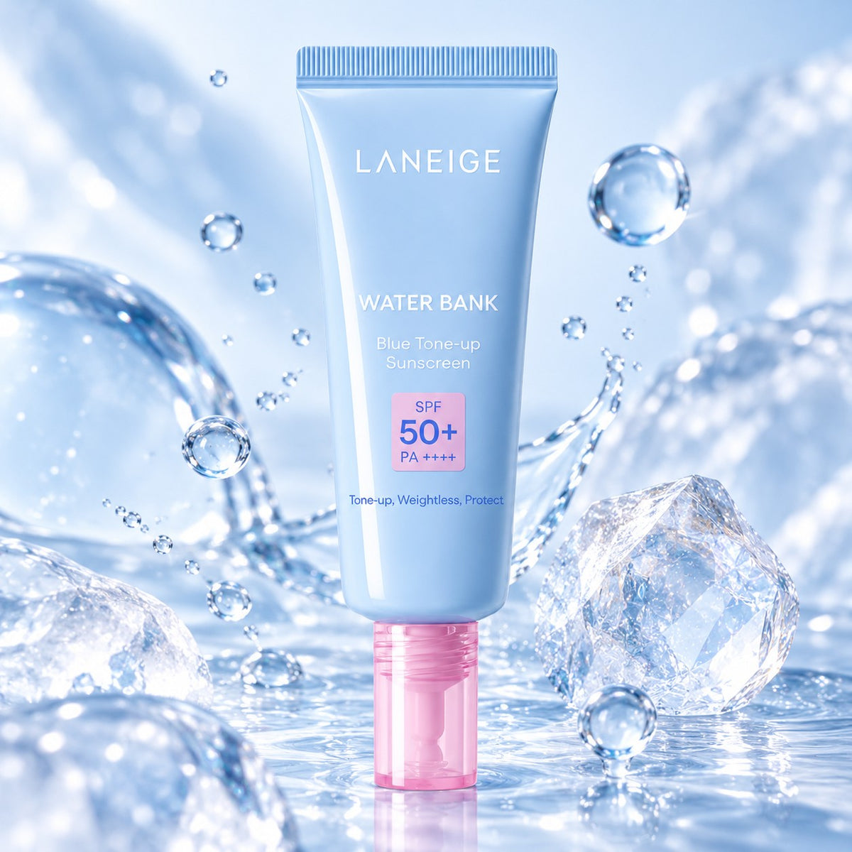 LANEIGE Water Bank Blue Tone-up Protetor Solar 50 ml