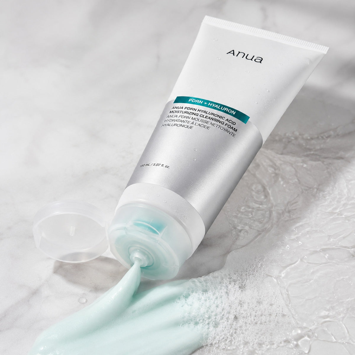 Anua PDRN Hyaluronic Acid Hidratante Espuma de Limpeza 150 ml