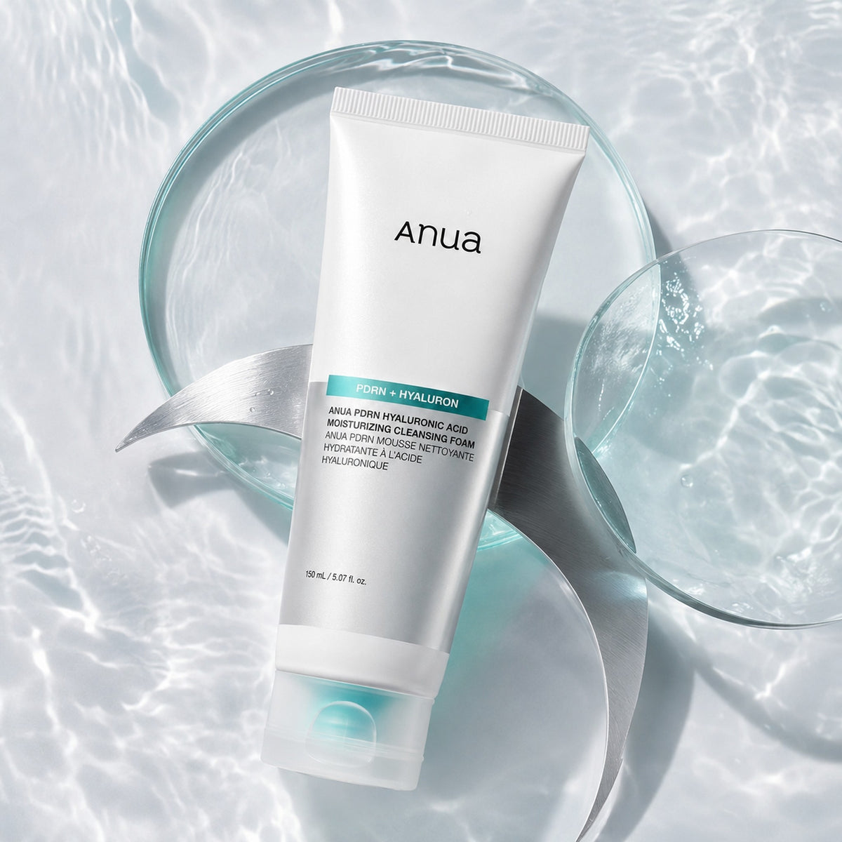Anua PDRN Hyaluronic Acid Hidratante Espuma de Limpeza 150 ml