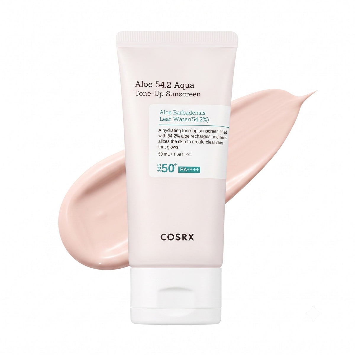 COSRX Aloe 54.2 Aqua Tone-Up Protetor Solar SPF 50+ PA++++ 50 ml