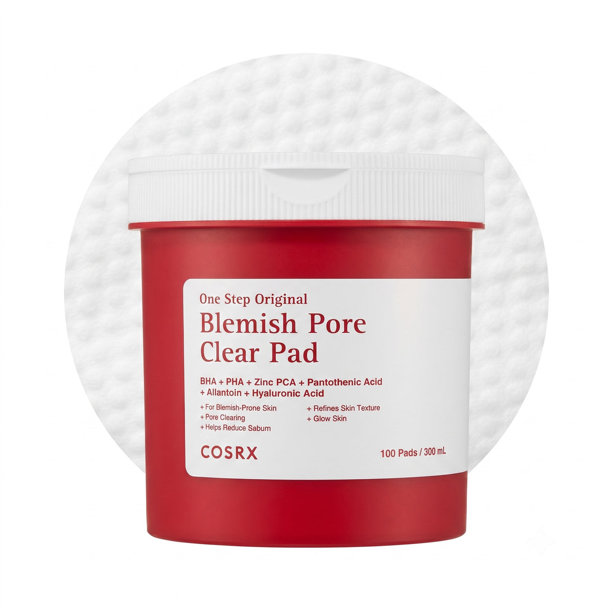 COSRX One Step Original Blemish Pore Clear Disco 100 Discos