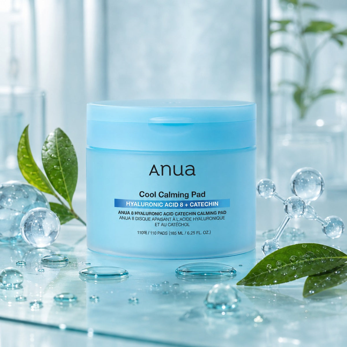 Anua 8 Hyaluronic Acid Catechin Calming Disco 110 pads