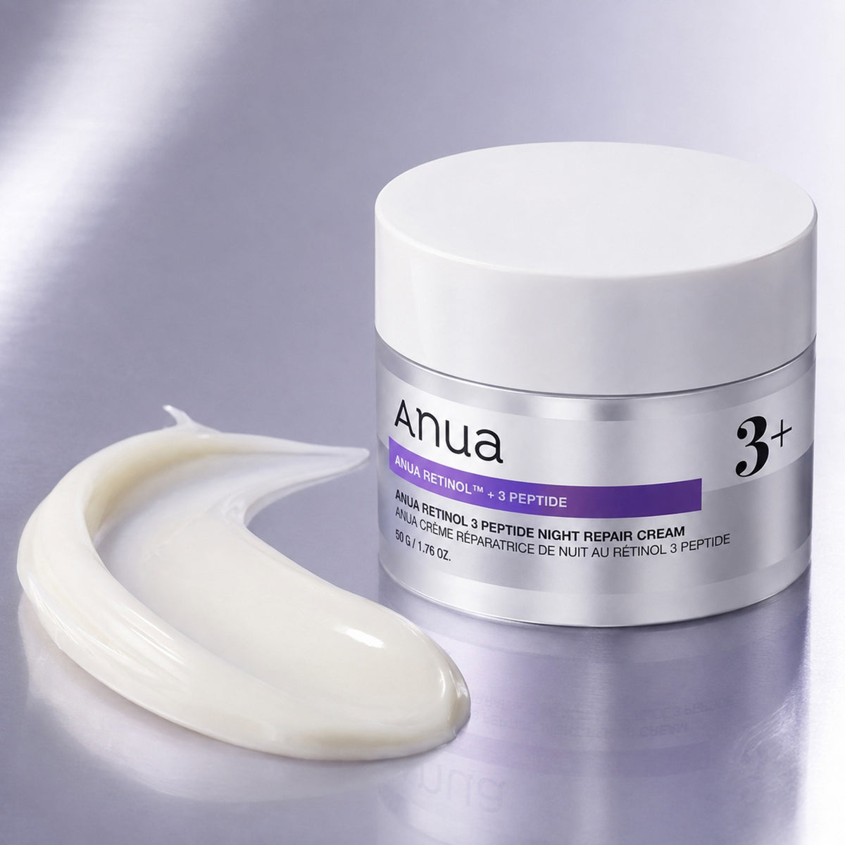 Anua Retinol 3 Peptide Night Repair Creme 50 g
