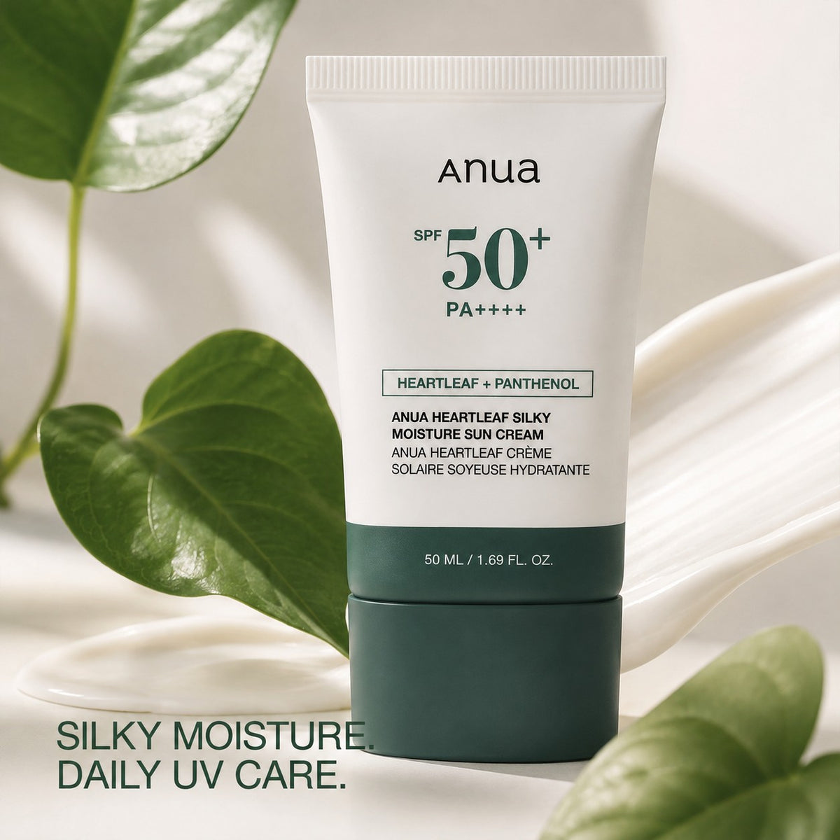 Anua Heartleaf Silky Moisture Creme Solar SPF 50+ PA++++ 50 ml