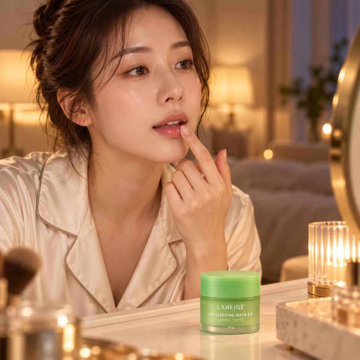 LANEIGE Máscara de Noite para os Lábios EX Maçã e Lima 20 g