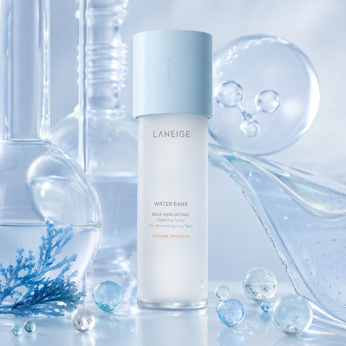 LANEIGE Water Bank Blue Hyaluronic Essência Tónico Normal to Dry Skin 160 ml
