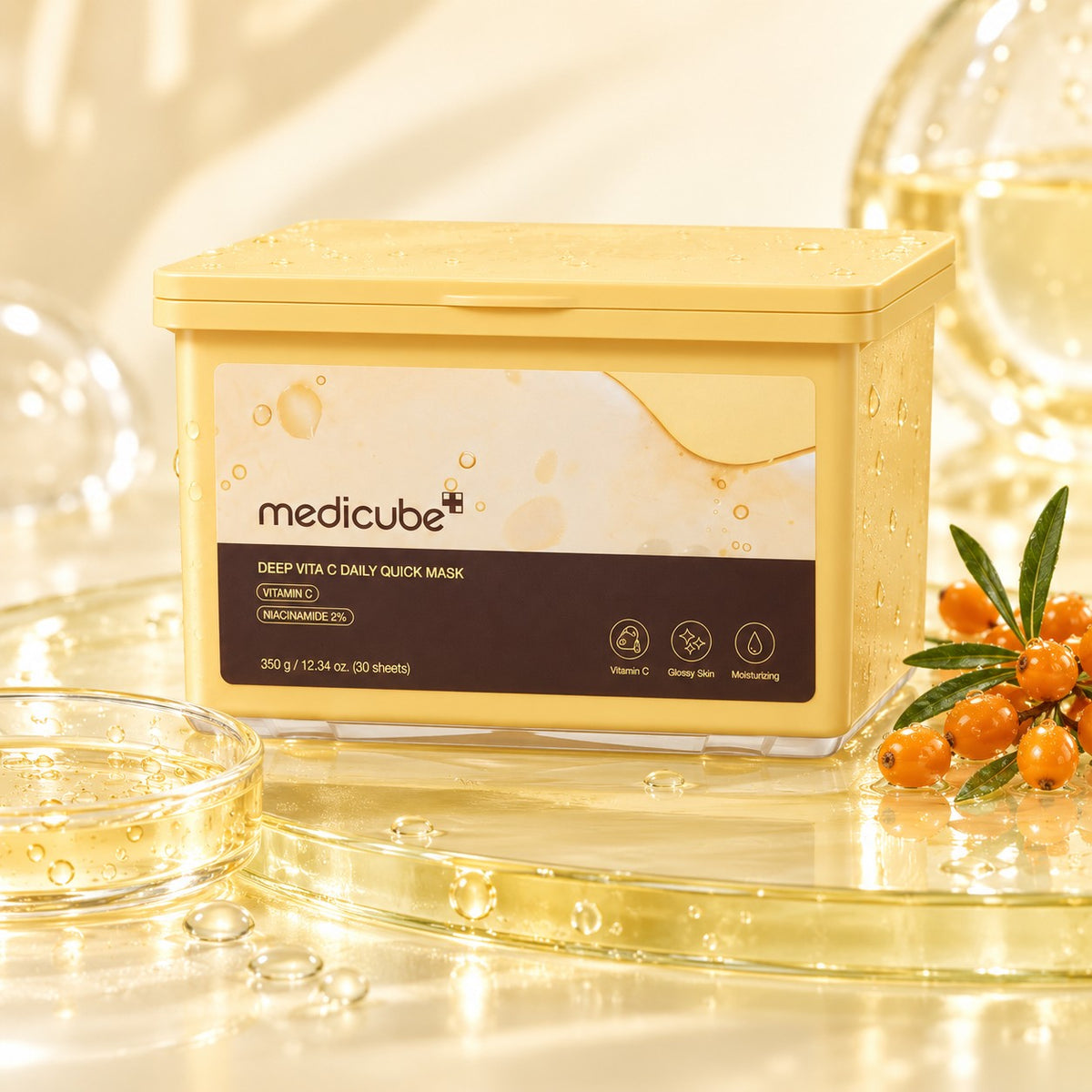 medicube Deep Vita C Daily Quick Máscara 30 unidades