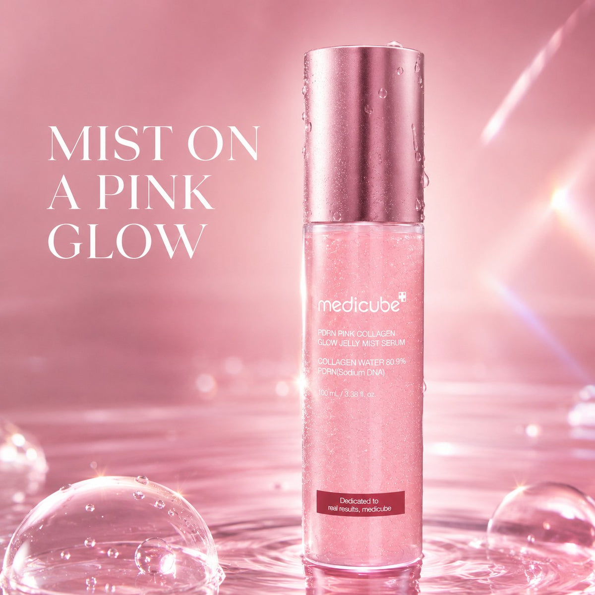 MEDICUBE Pink Collagen Glow Jelly Bruma Sérum 100 ml